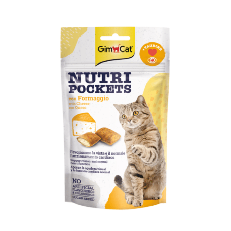 Gimborn Nutri Pockets with Cheese and Taurin, 60 g