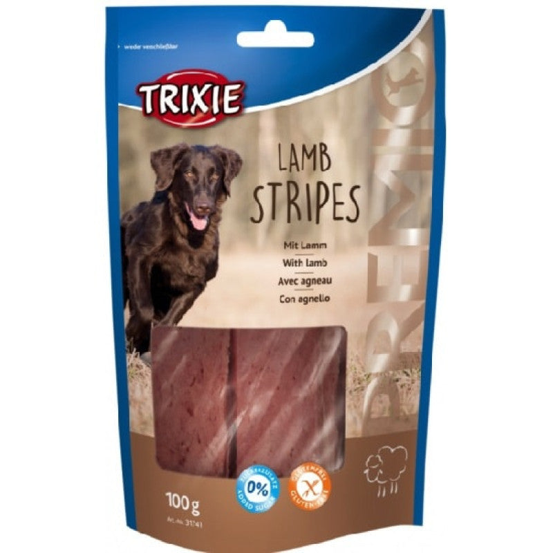 Gardums suņiem : Trixie Premio Omega Stripes, chicken, 100 g