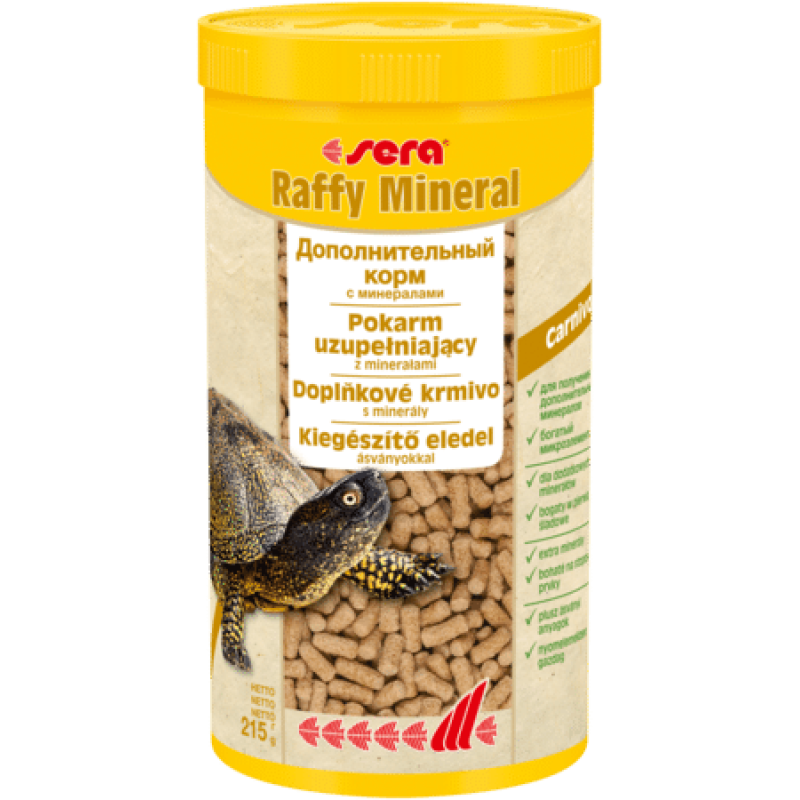 Sera Raffy Mineral, Food For Reptiles 1000 ml