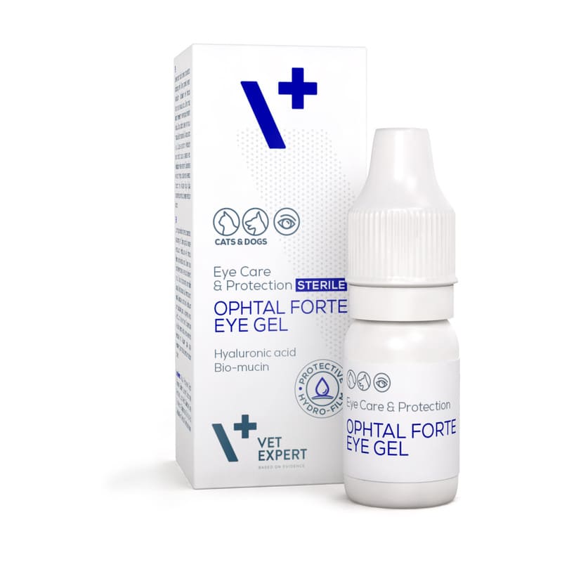 Vet Expert Ophtal Forte Eye Gel for Dogs & Cats, 7ml