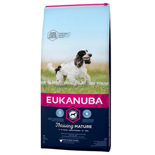 Eukanuba Mature and Senior Medium, Chicken, 3 kg