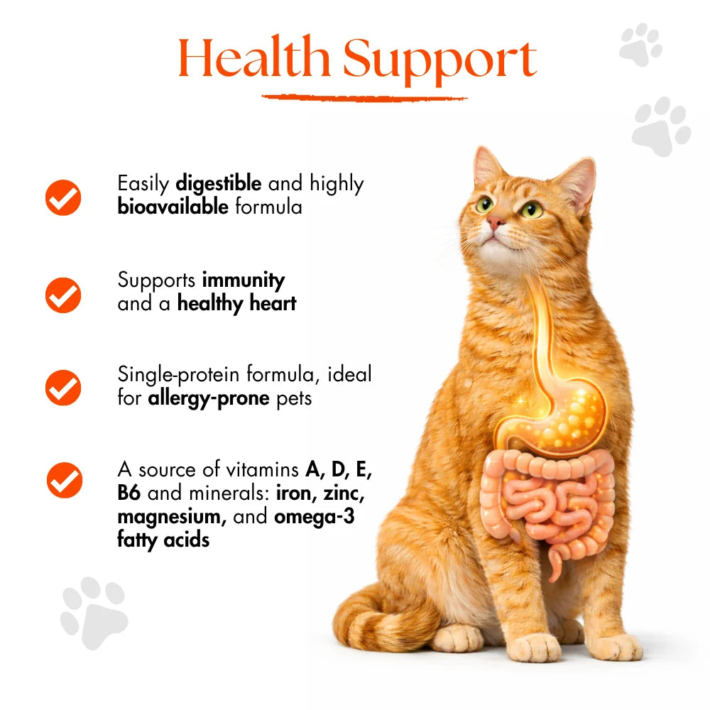 Dr Malou Freeze-Dried Meat Cubes for Cats with Salmon, 50 g