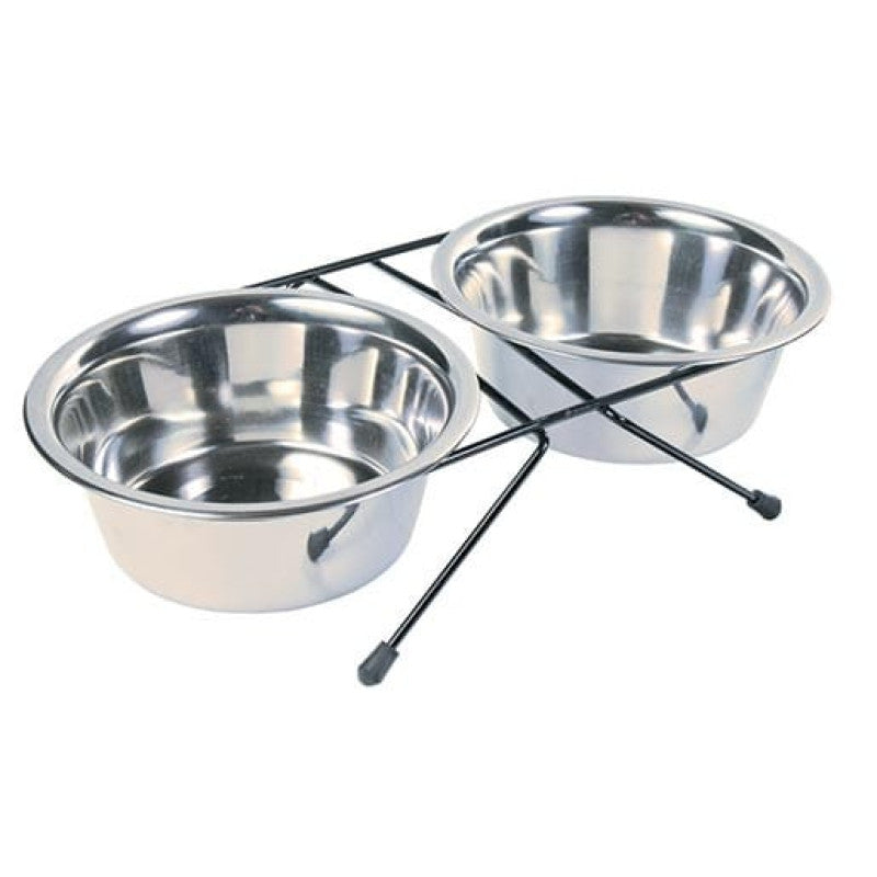 Trixie Ät på Fötter Skål Set, 2*0.75l/15cm