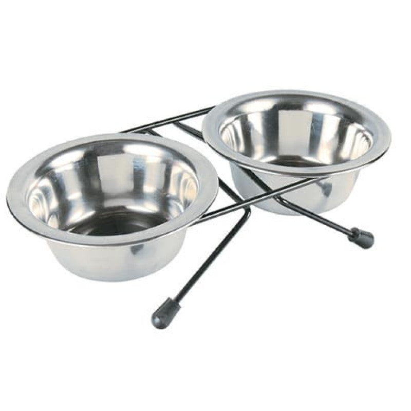 Trixie Eat on Feet Schüssel-Set, 2*0,2l/10cm