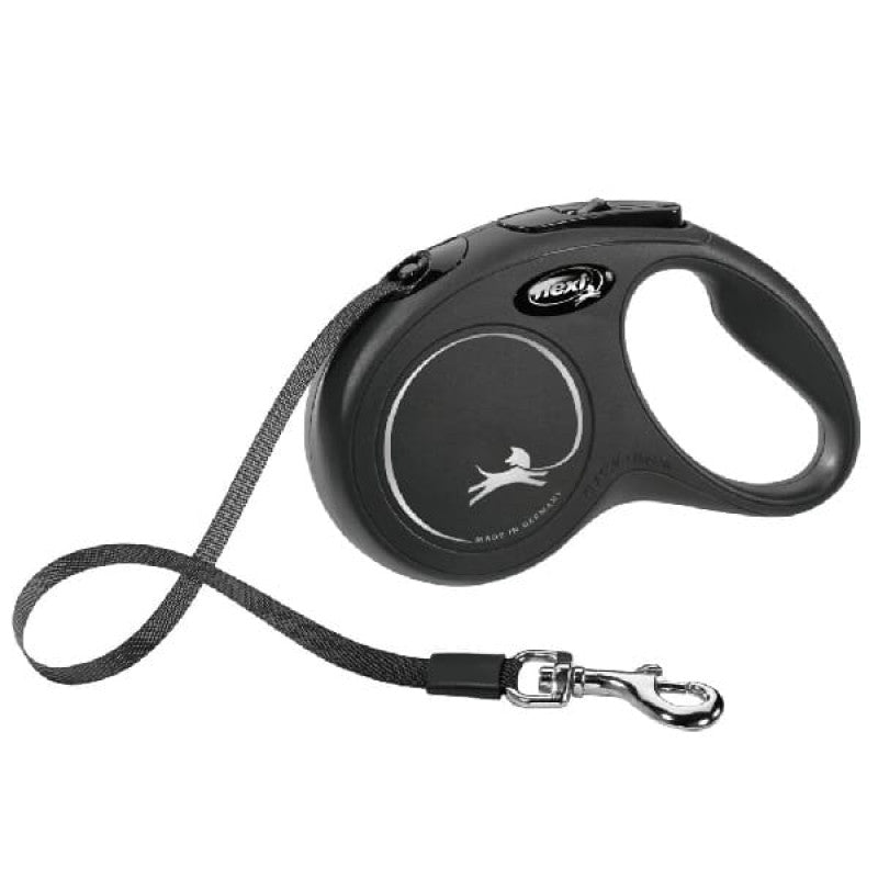 Flexi New Classic Bandleinen S, 5m, schwarz