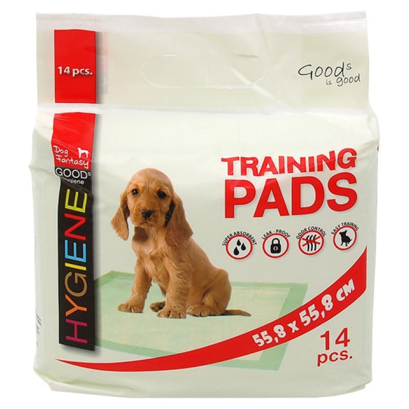 Dog Fantasy Training Pads, 55.8 x 55.8 cm : 14pcs