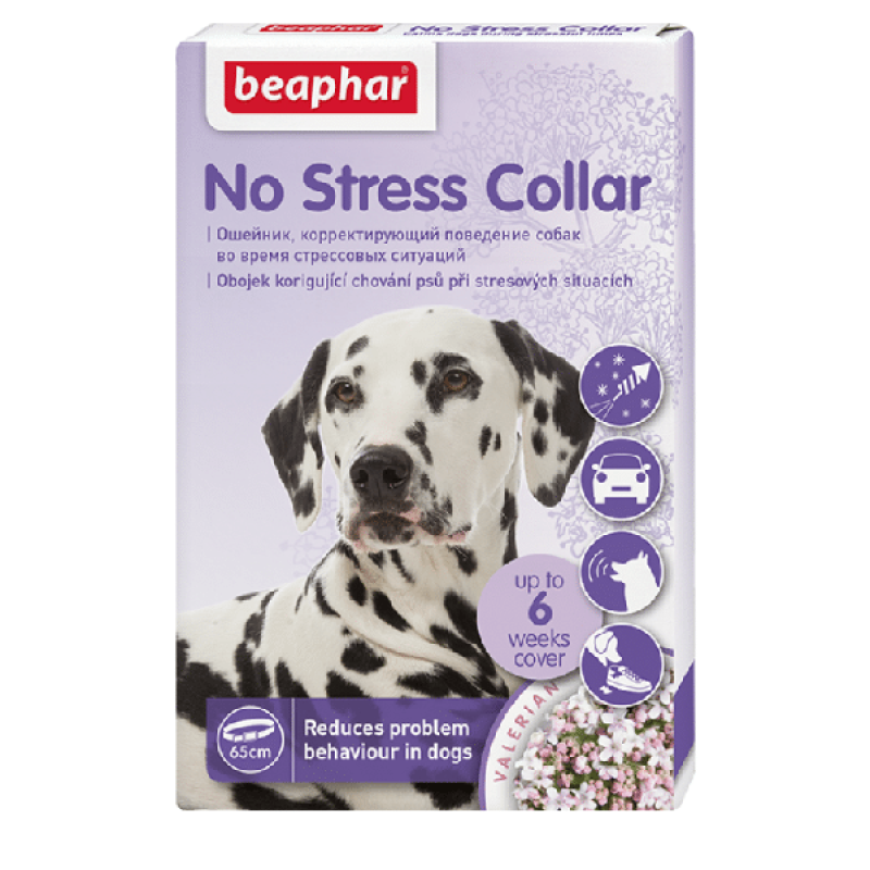 Beaphar No Stress Dog Collar, 65 cm Collar Against Stress