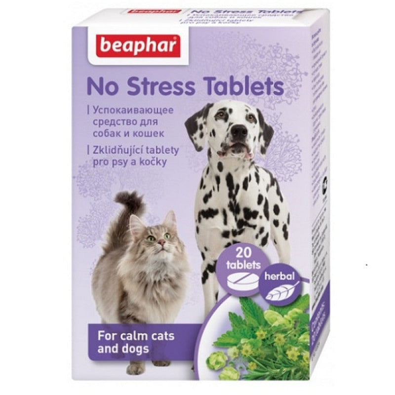 Beaphar No Stress Tabletas para perros y gatos, 20 tbl