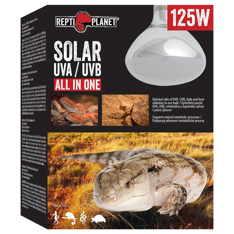 Repti Planet Bulb Solar Lamp UVA & UVB 125W