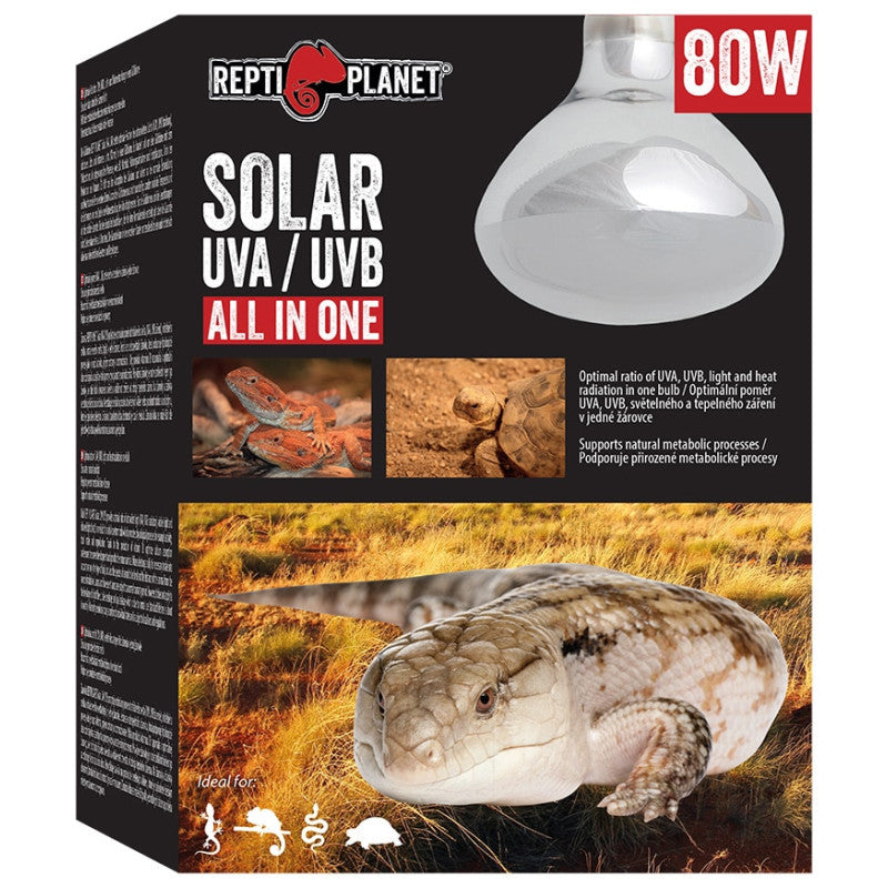 Repti Planet Bulb Solar Terrarium Lamp UVA & UVB 80W