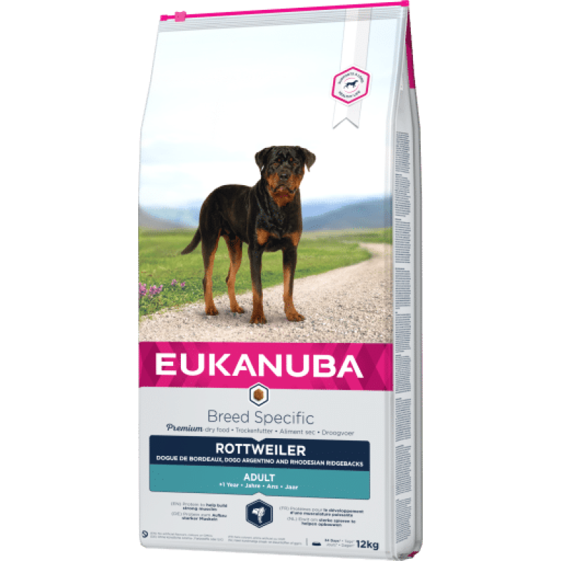 Eukanuba for Rottweiler Dry Dog Food, 12 kg