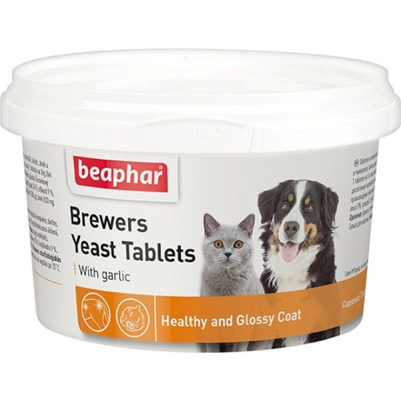 Beaphar Brewers Yeast tablets with garlic, 250gb