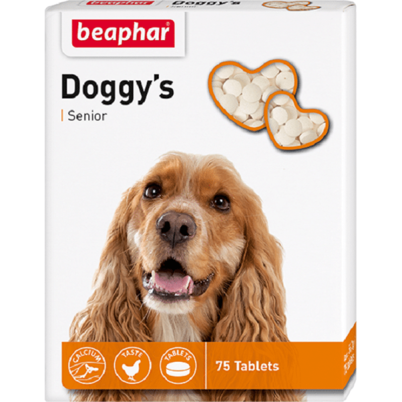 Pestaña para adultos mayores de 75 años de Beaphar Doggy