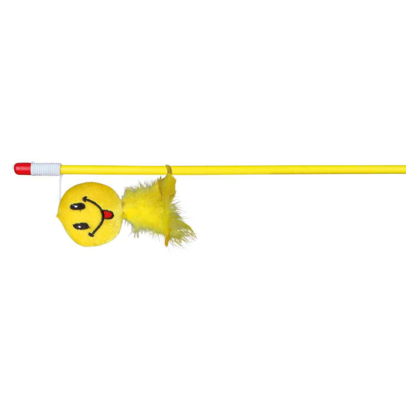 Rotaļlieta kaķiem : Trixie Playing Rod with Smiley 50cm