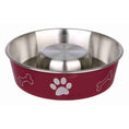 Load image into Gallery viewer, Trixie Slow Feed stainless steel bowl, 1.4 l/ø 21 cm
