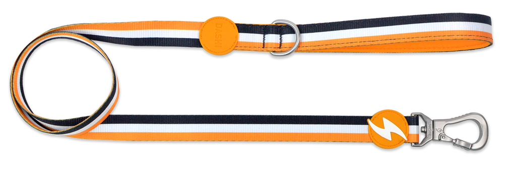 Dashi ORANGE&BLACK Leash XS - L (120cm x 1-2.5cm)