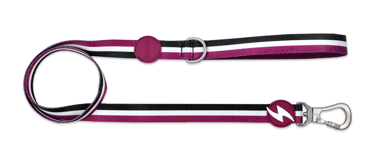 Dashi PURPLE&BLACK Leash XS - L (120cm x 1-2.5cm)