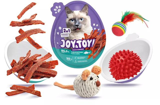 JOY&TOY! Cat Suprise Egg With Tuna, 1pcs