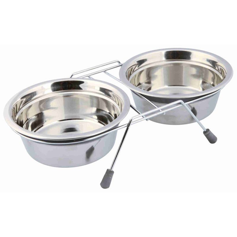Trixie Ät på Fötter Skål Set, 2*1.5l/21cm