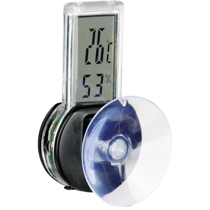 Trixie "SP" Digital thermo:/hygrometer with suction pad, 3 × 6 cm