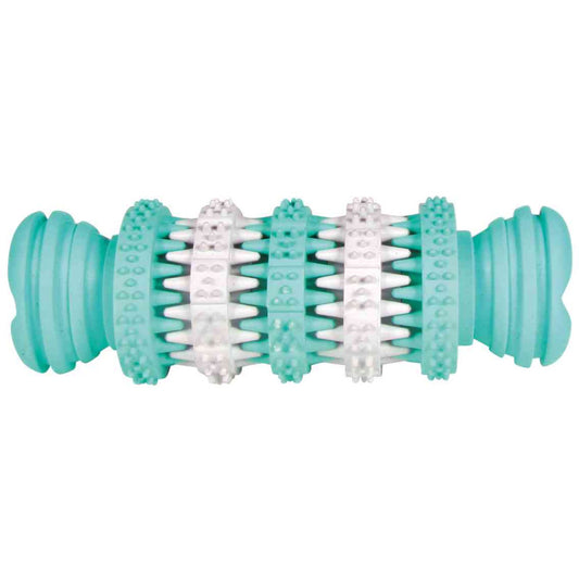 Trixie Hueso Denta Fun, sabor menta, caucho natural, 11 cm