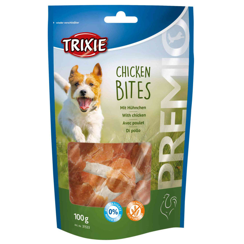 Gardums suņiem : Trixie Chicken Bites, 100g