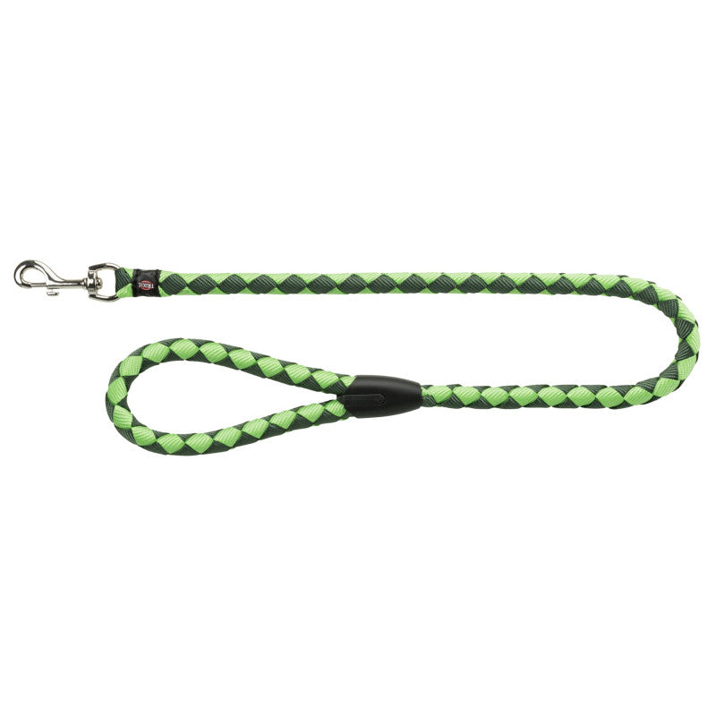 Trixie Cavo leash, S–M: 1.00 m/ø 12 mm, forest/apple