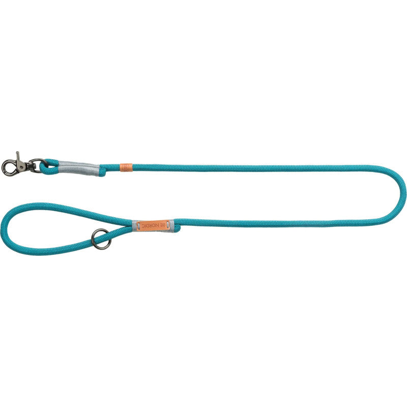 Pavada : Trixie BE NORDIC leash, S–M: 1.00 m/ø 8 mm, petrol/light petrol/grey/light grey