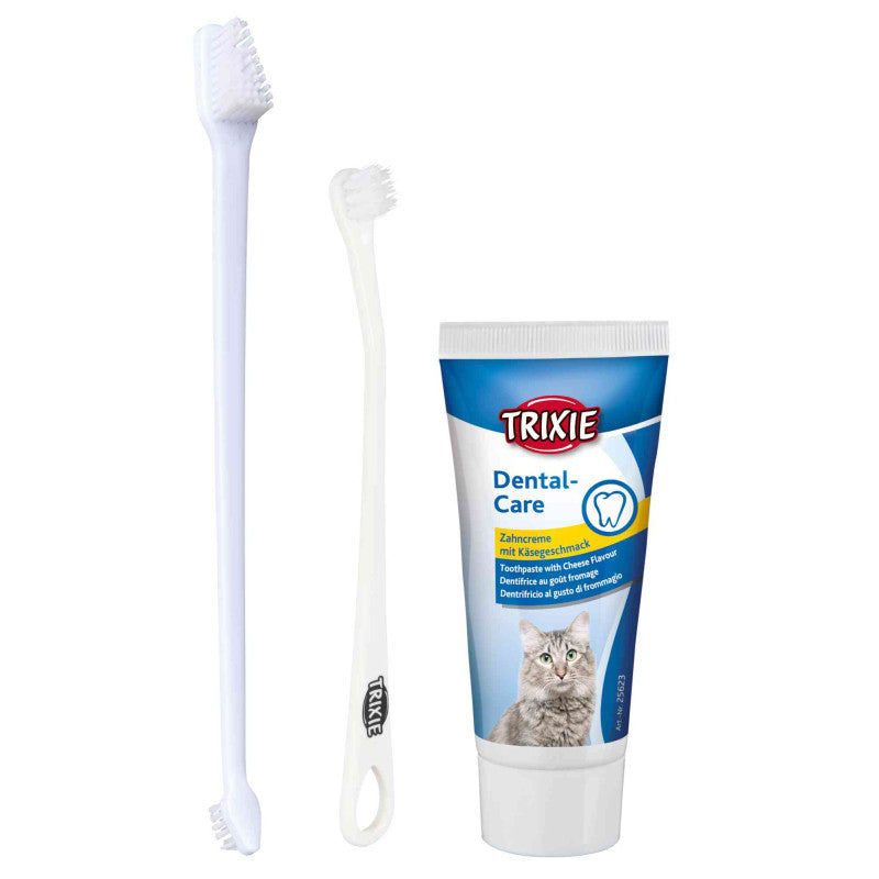 Trixie Set d'hygiène dentaire pour chats
