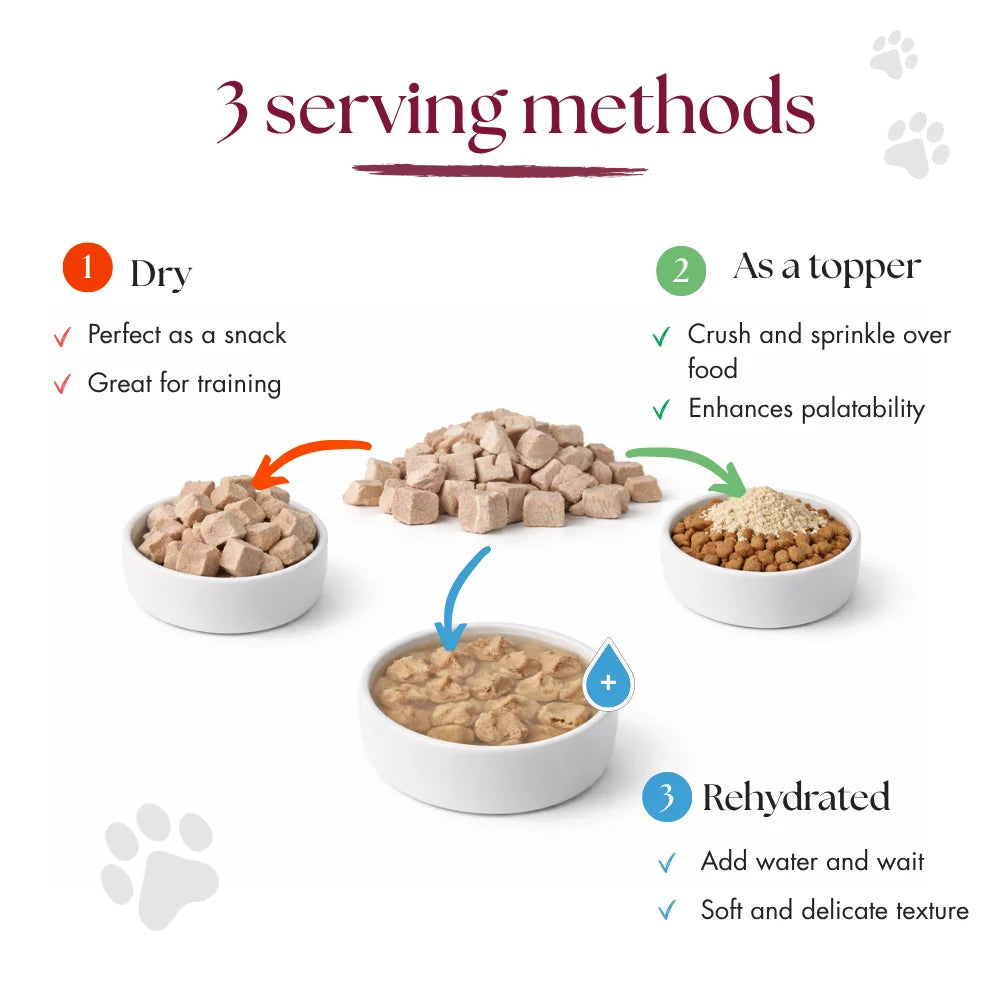 Dr Malou Freeze-Dried Meat Cubes for Cats with Duck Breast, 50 g