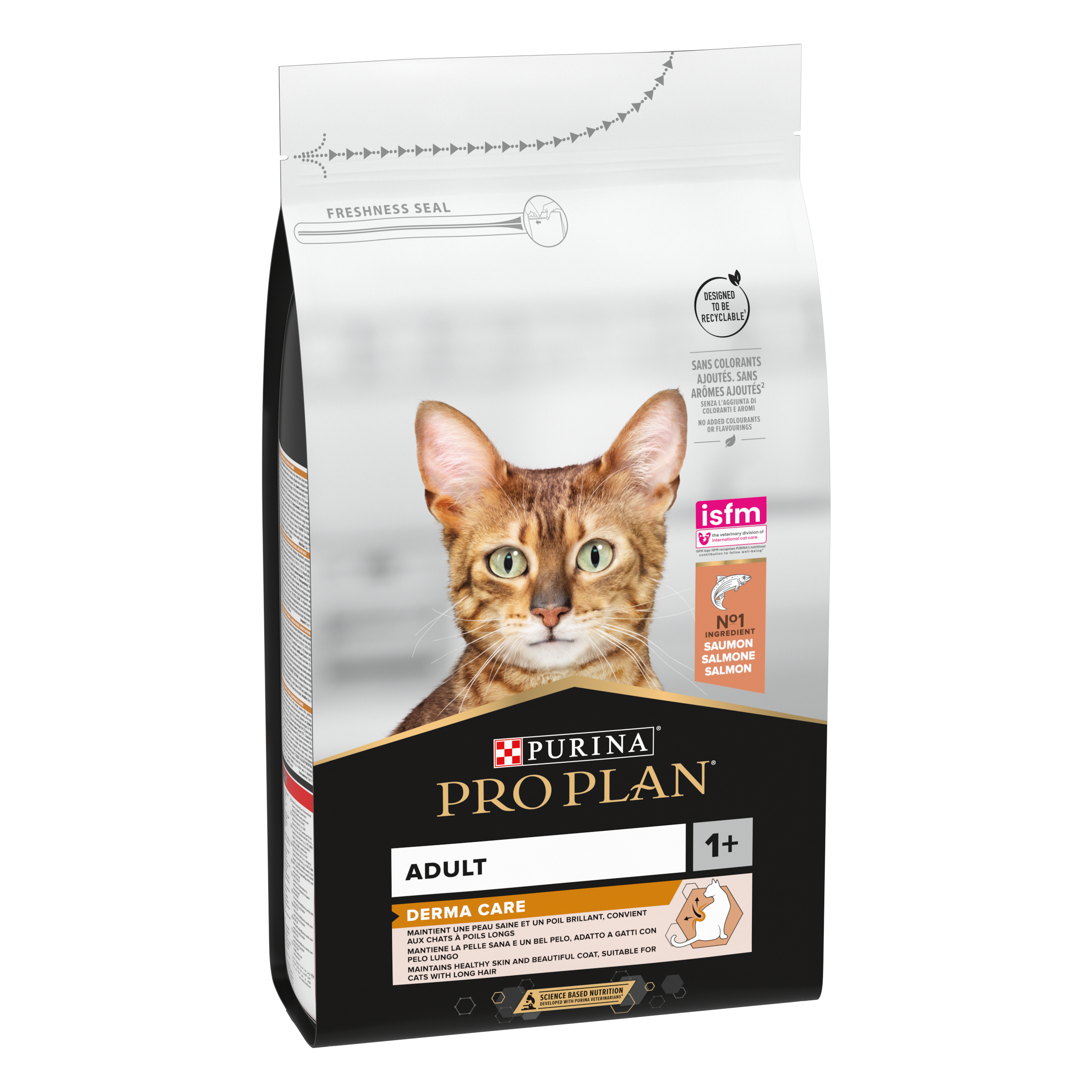 Purina PRO PLAN® Adult Derma Care Dry Cat Food with Salmon, 10kg