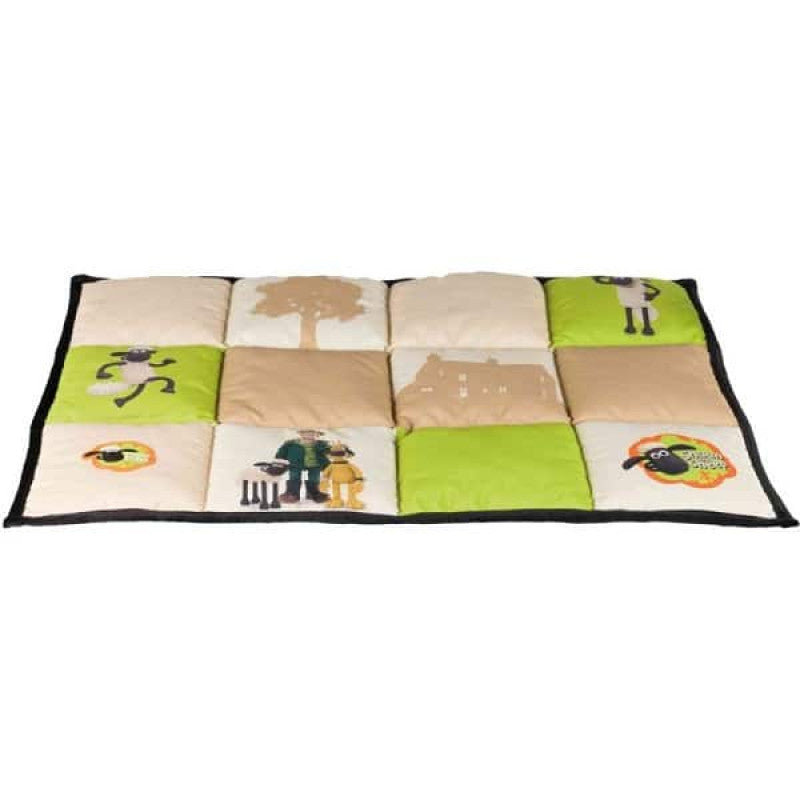 Trixie Shaun the Sheep, Shaun blanket, 60 × 40 cm, beige/green