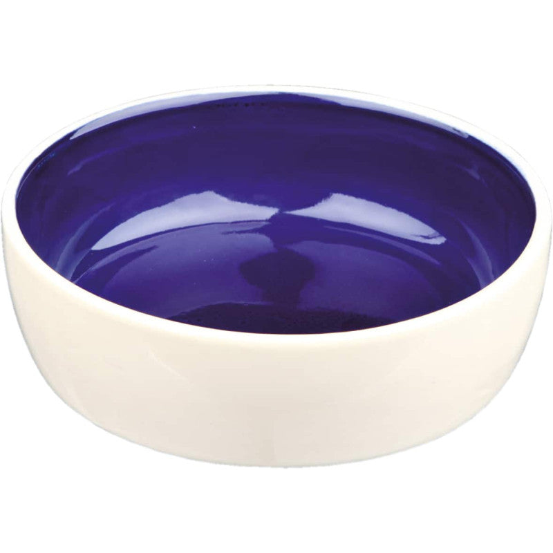 Trixie Keramikschale, 0,3l/12cm, creme/blau