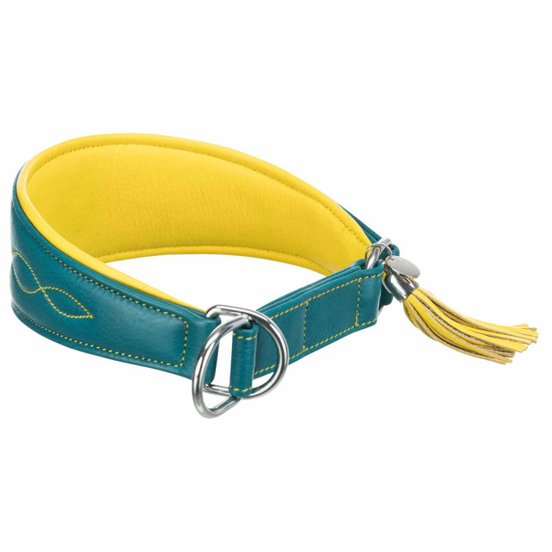 Trixie Active Comfort Halsband für Windhunde, XS: 21–26 cm/40 mm, Petrol