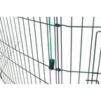 Trixie Outdoor run with net, 8 elements of 60 × 57 cm, green