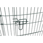 Trixie Outdoor run with net, 8 elements of 60 × 57 cm, green