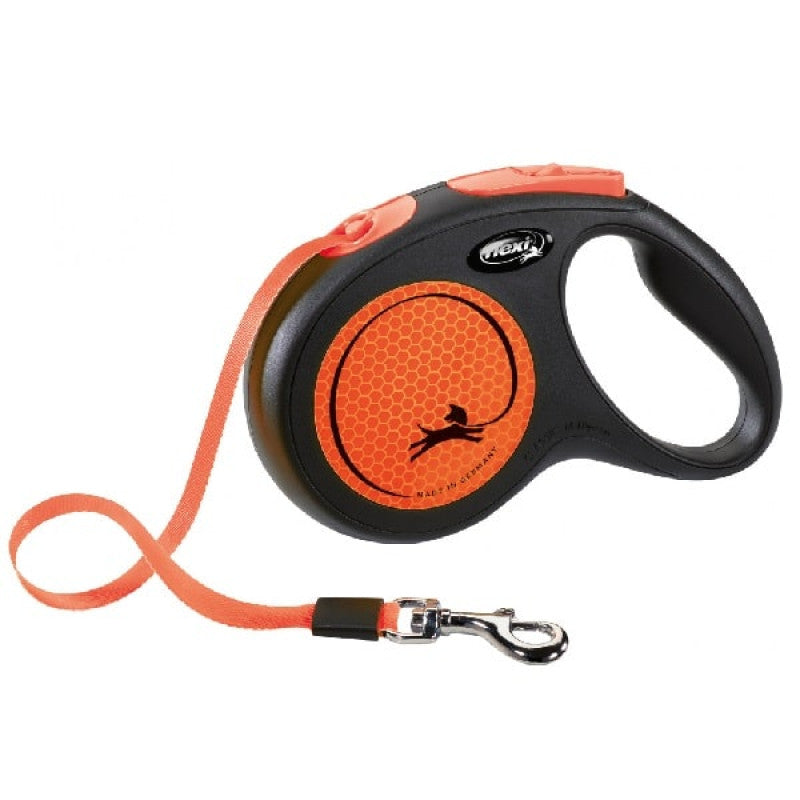 Flexi NEON, Bandleine, M: 5 m, neonorange