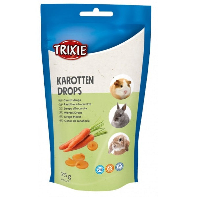 Trixie Carrot drops, 75 g Treats for Rodents