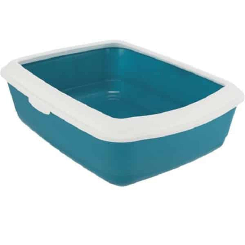 Kaķu tualete - Trixie Classic cat litter tray, with rim, 37 × 15 × 47 cm