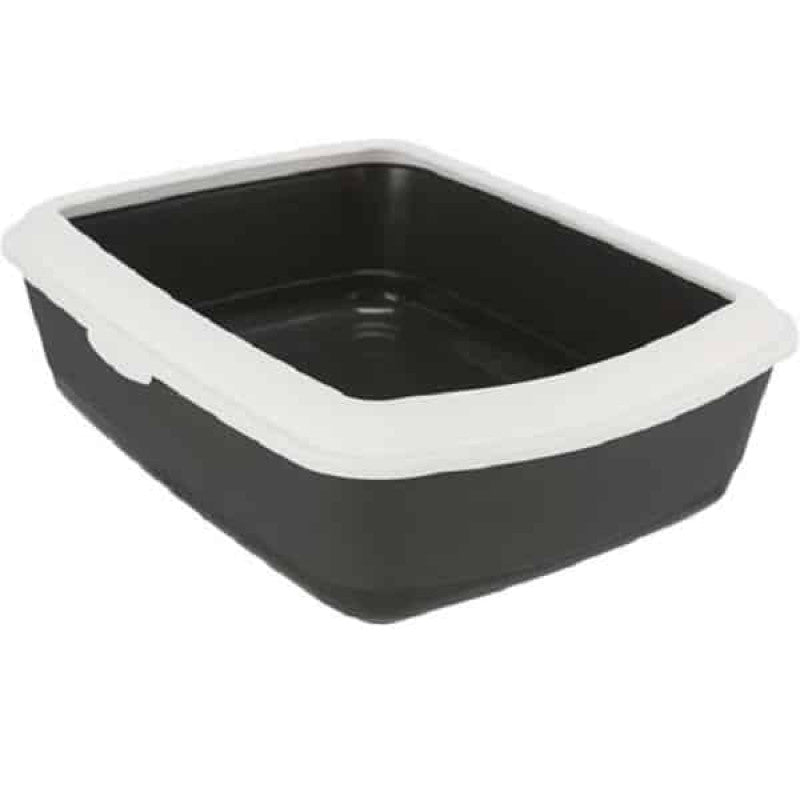 Trixie Arenero para gatos Classic, con borde, 37 × 15 × 47 cm