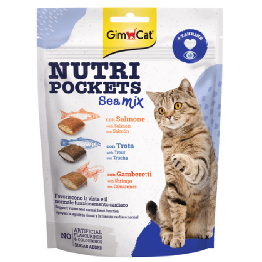 GIMBORN Nutri Pockets Sea Mix with Salmon, Trout, Shrimps, 150gr