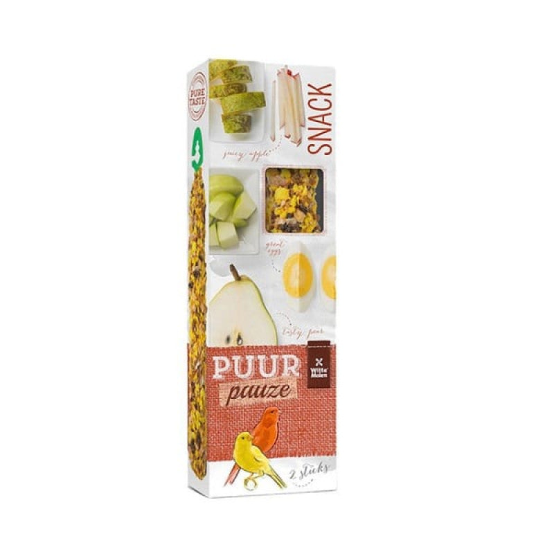 Witte Molen Puur PAUZE STICKS CANARY APPLE & PEAR 60g