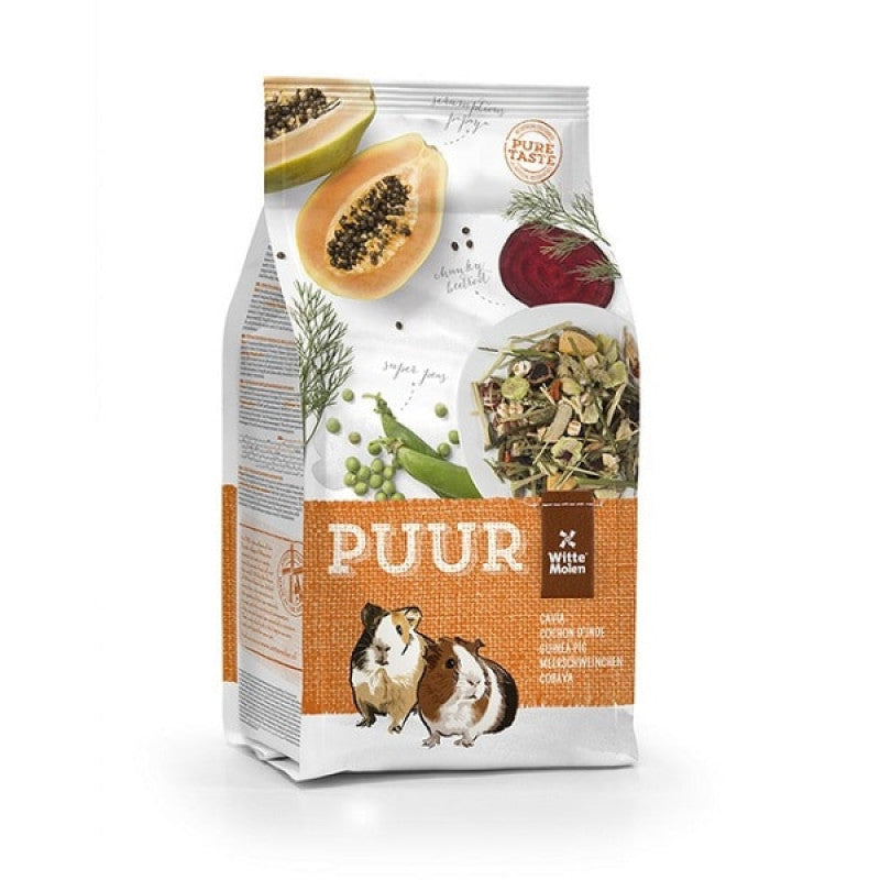 Barība jūras cūciņām : Witte Molen Puur GUINEA PIG 700 gr