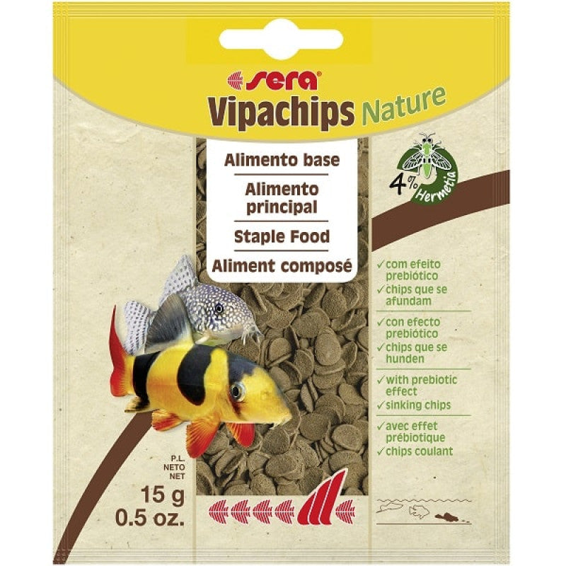 Sera Vipachips Thin Chi-Shaped Food For Fish 15g