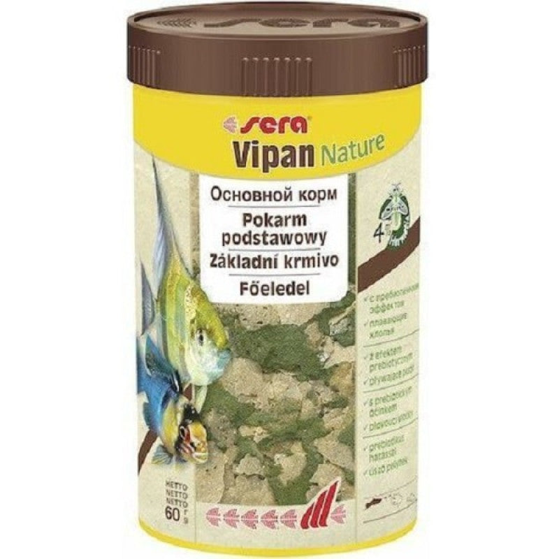 Sera Vipan Nature Flake Food For Fish 250ml (60g)