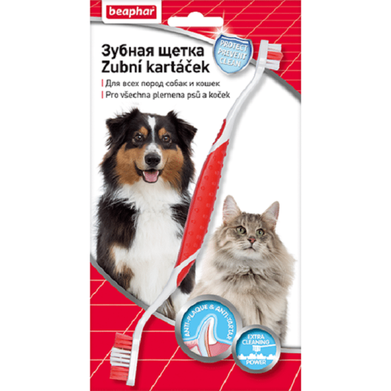 Beaphar Toothbrush on blister For Pets, 1 gab