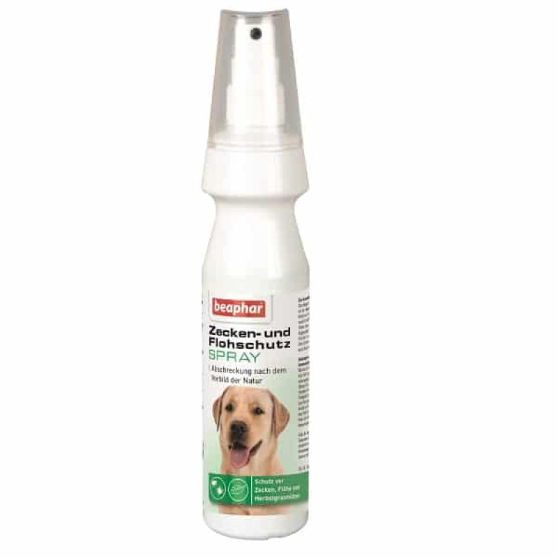 Beaphar Spot On Spray pour chiens, 150 ml - Protection immédiate et efficace contre les puces et les tiques