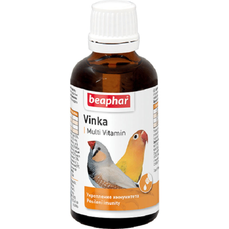 Vitamin Supplement for Birds - Beaphar Vinka, 50ml