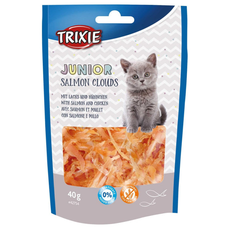 Trixie Junior Salmon Clouds Treats For Cats, 40g