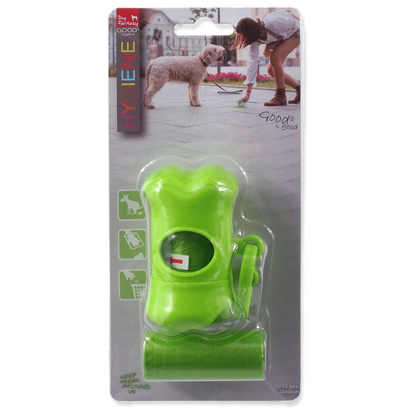 Dog Fantasy Dispenser med 2 rullar/15 påsar per rulle
